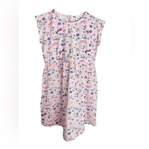 Pink Kids dress with Fun Print